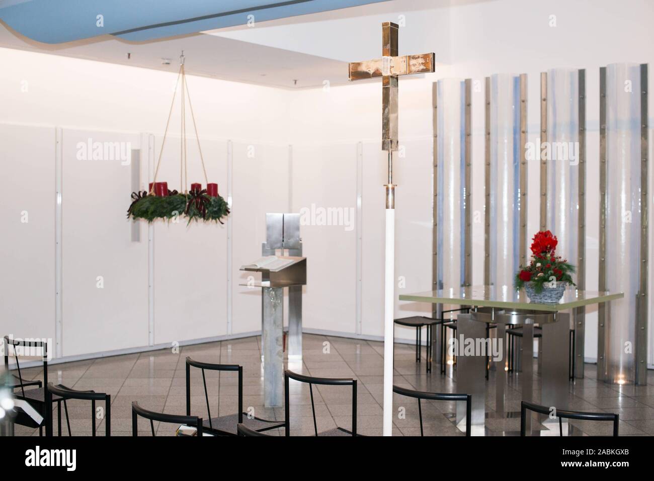 Airport Chapel at Munich Airport [automated translation] Stock Photo