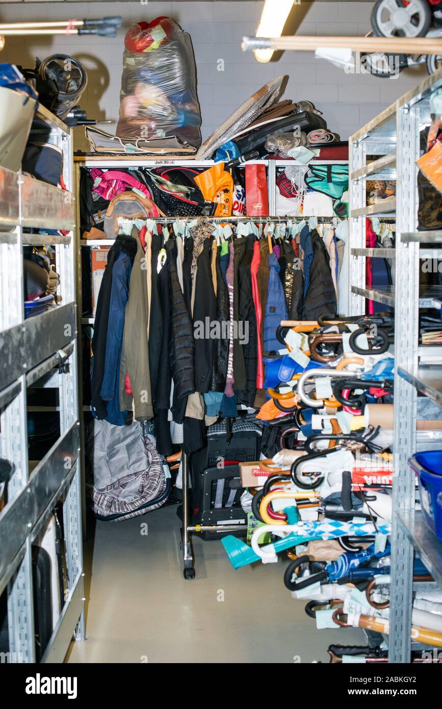 Lost and found office at Munich Airport [automated translation] Stock Photo Alamy