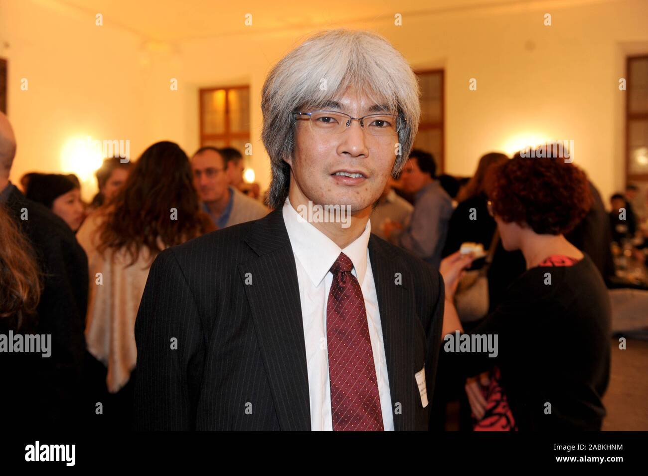 Reception of the City of Munich for 'International Guest Researchers' in the hall of the Old Town Hall. Yoshihiva Kanamaru, scientist at the Ludwig Maximilian University (LMU), Japan. [automated translation] Stock Photo
