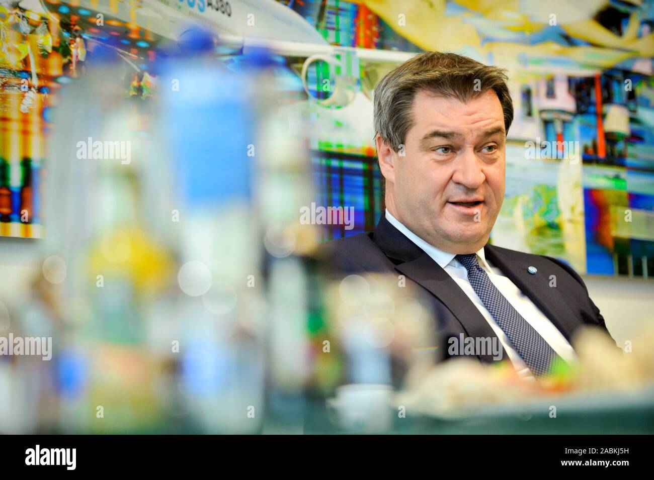Markus Söder, Prime Minister of the Free State of Bavaria and newly ...