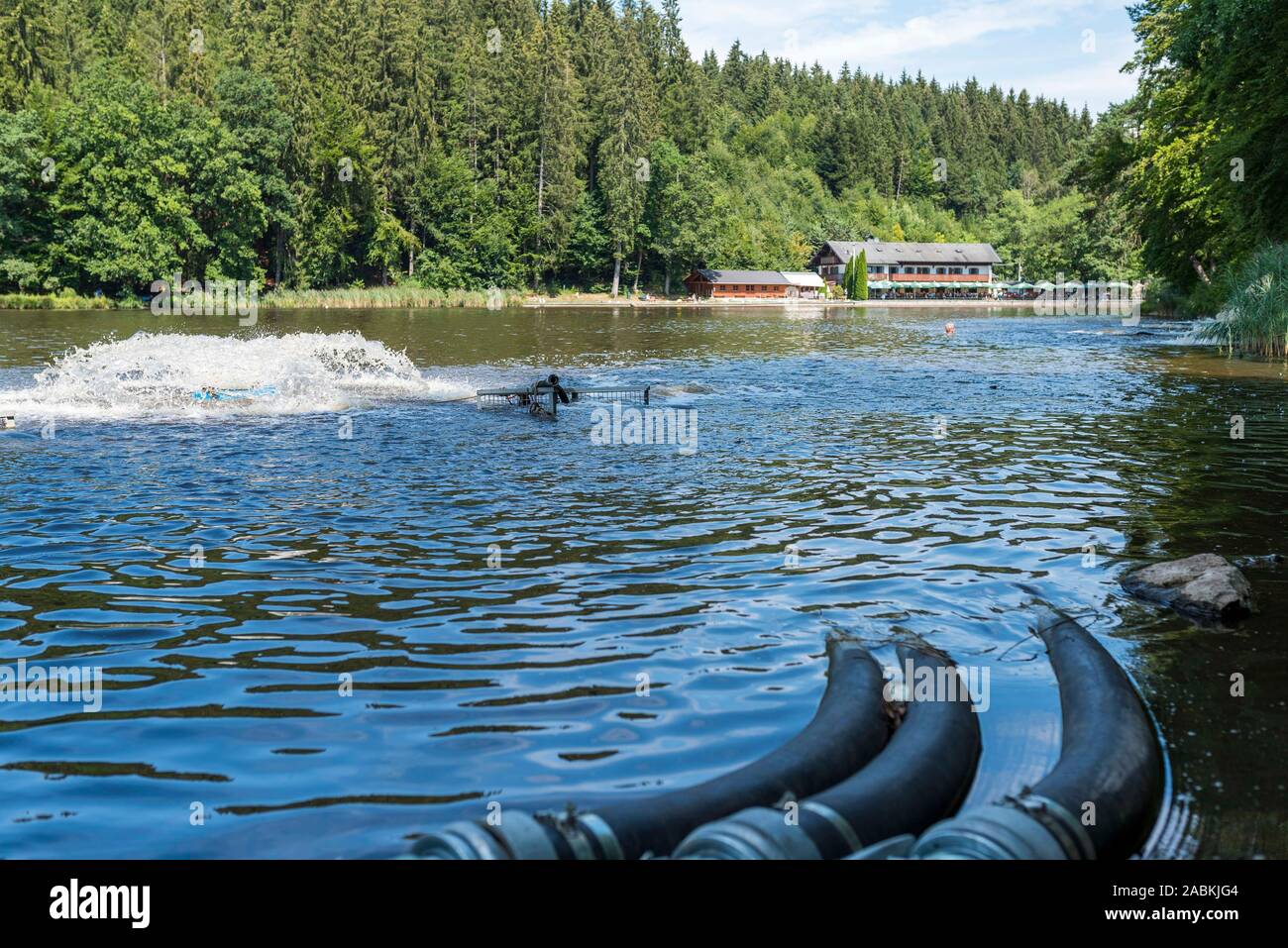 Pump Water Into A Pond High Resolution Stock Photography and Images - Alamy
