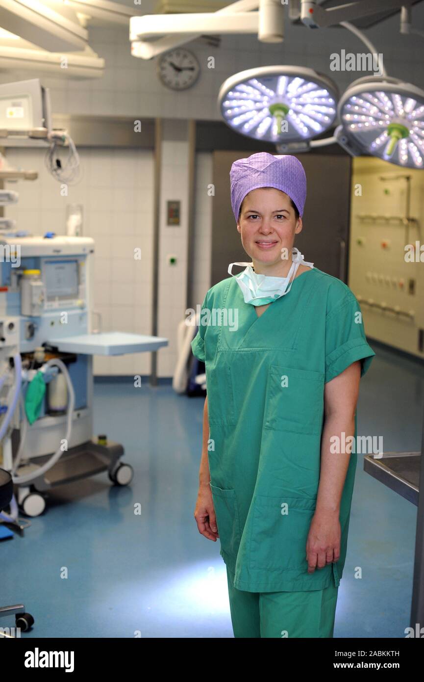 Dr. Sabine Keim, Chief Physician of the Clinic for Gynaecology and Obstetrics at the Helios Klinikum München West in Pasing, Clinic for Gynaecology. [automated translation] Stock Photo