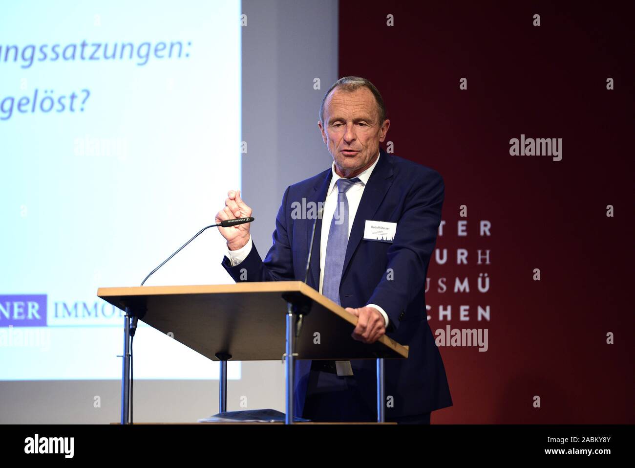 The Chairman Of The Haus Und Grundbesitzerverein Rudolf Sturzer