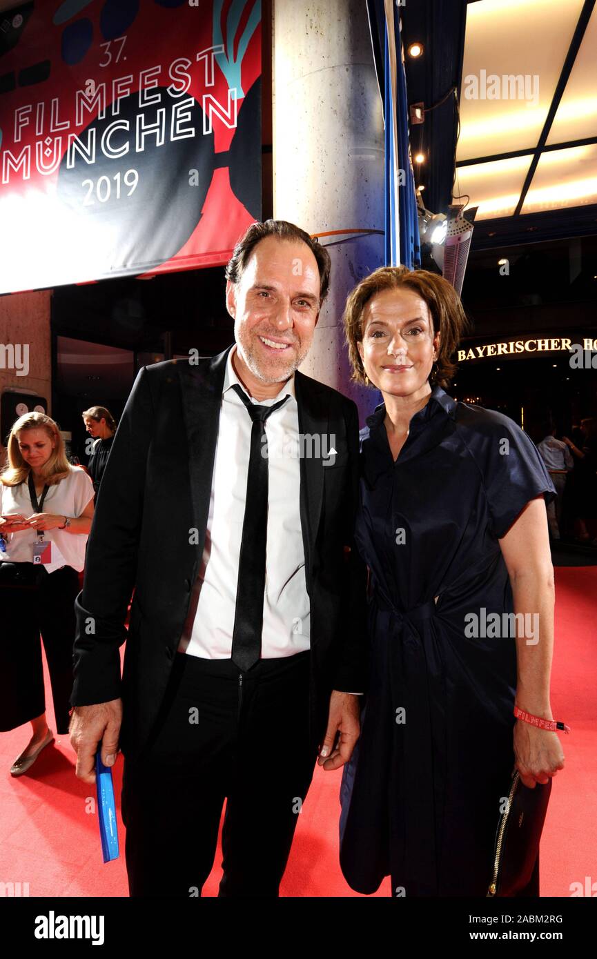 The actors Thomas Loibl and Claudia Michelsen at the opening of the Munich  Film Festival at the Hotel Bayerischer Hof. [automated translation] Stock  Photo - Alamy