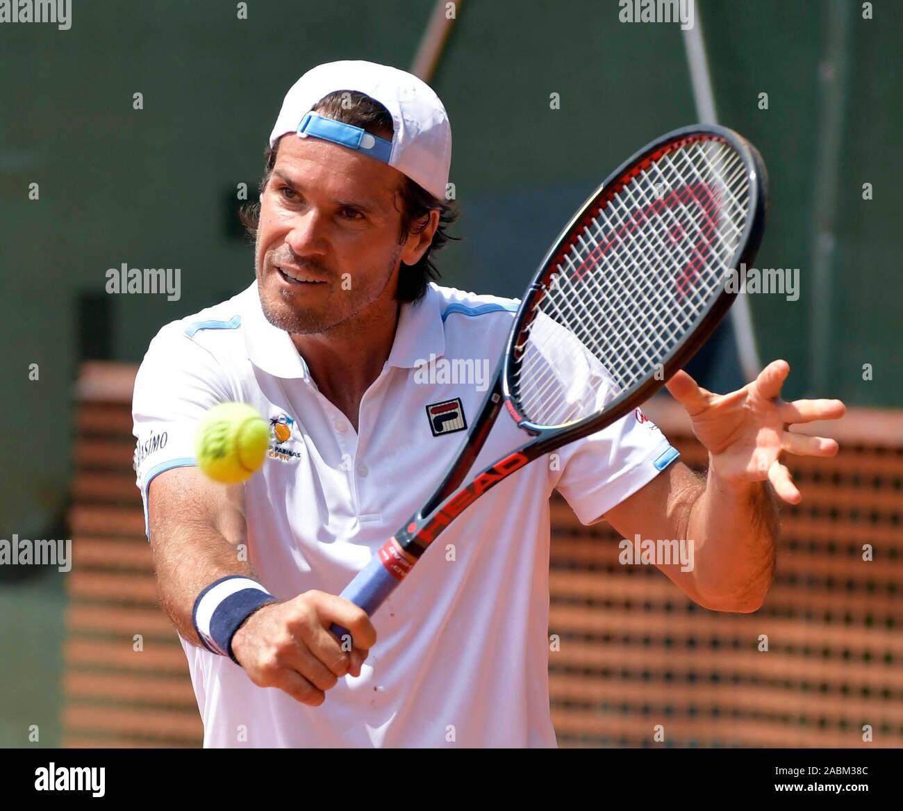 Men's Tennis Bundesliga 30: TC Großhesselohe - TC Dachau. In the picture  the former world ranking second Tommy Haas at a guest performance for Dachau.  [automated translation] Stock Photo - Alamy