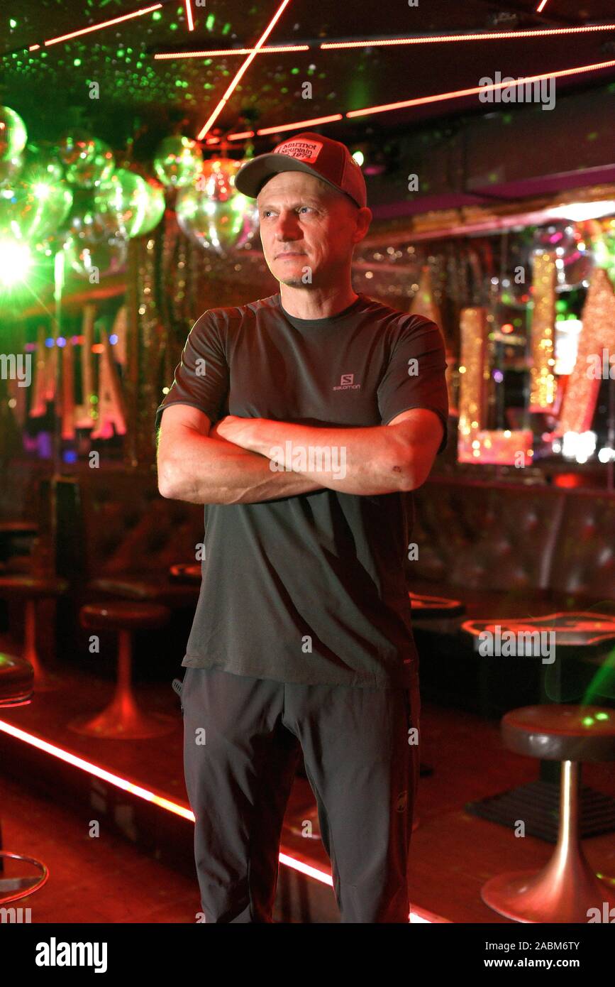 Peter 'Pit' Bischoff, operator of the discotheque Palais Club in Arnulfstraße. [automated translation] Stock Photo