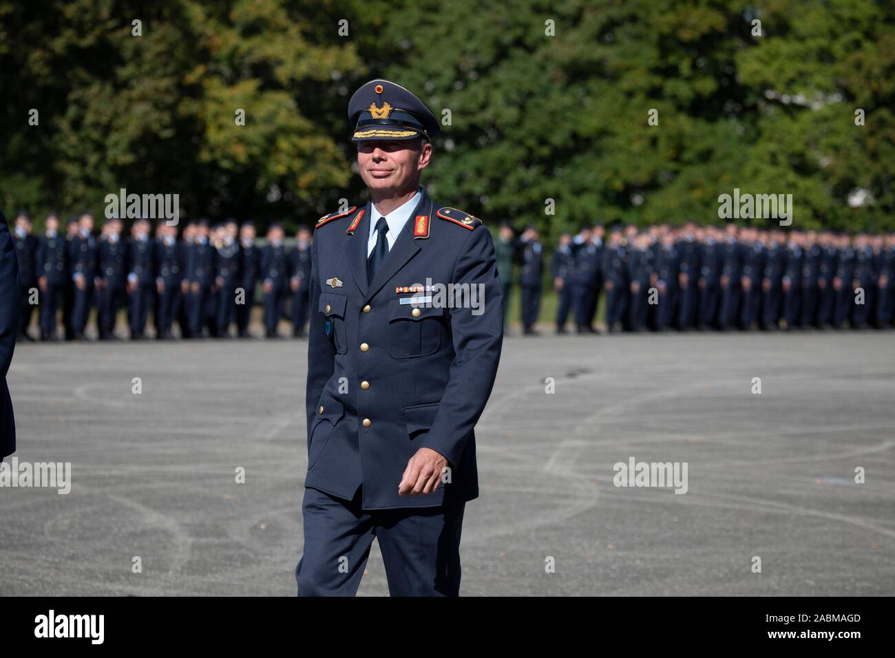 Brigadier General Michael Traut, Commander of the Air Force Officers