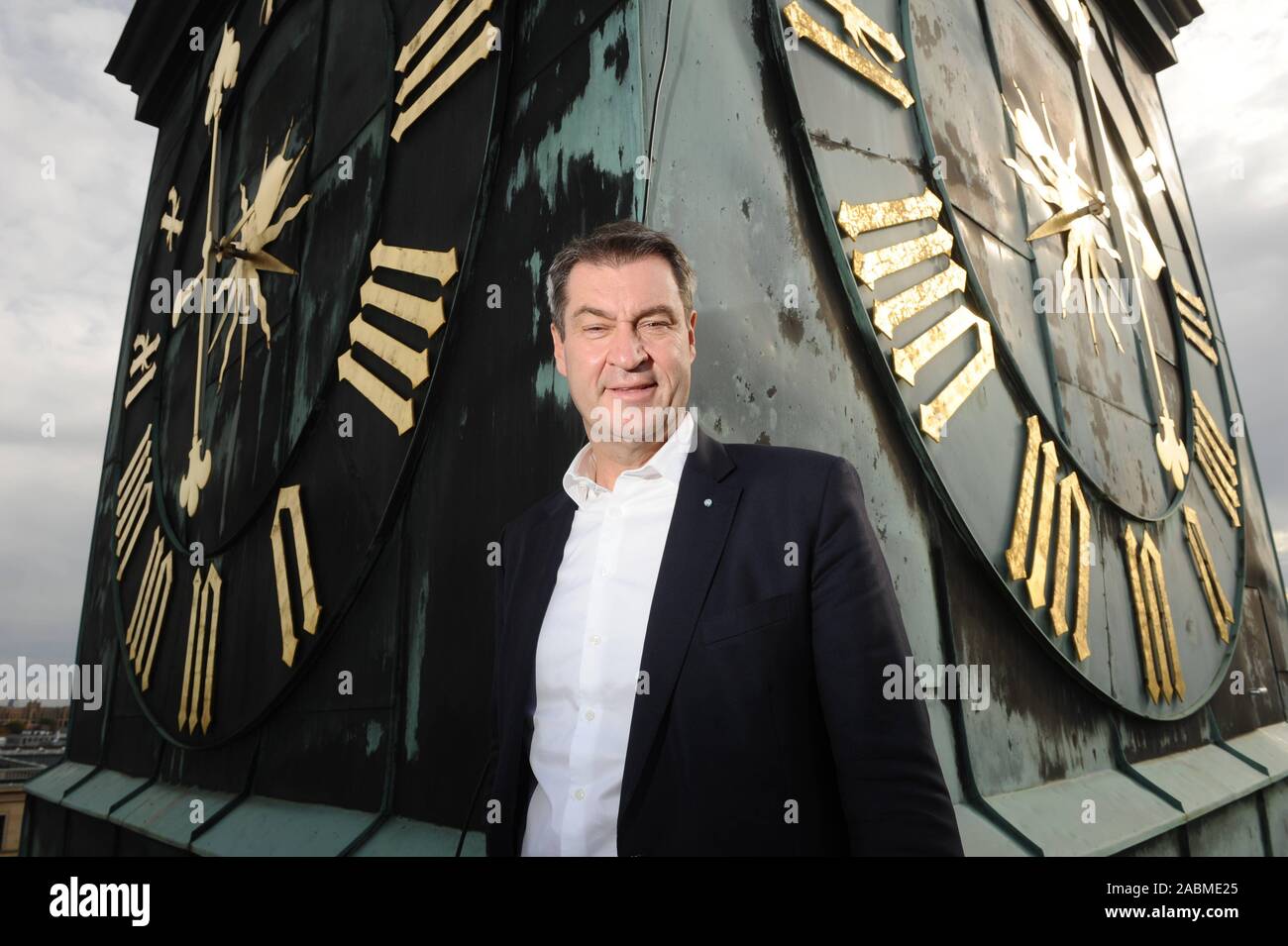 Markus Söder, Prime Minister of Bavaria and party leader of the CSU ...