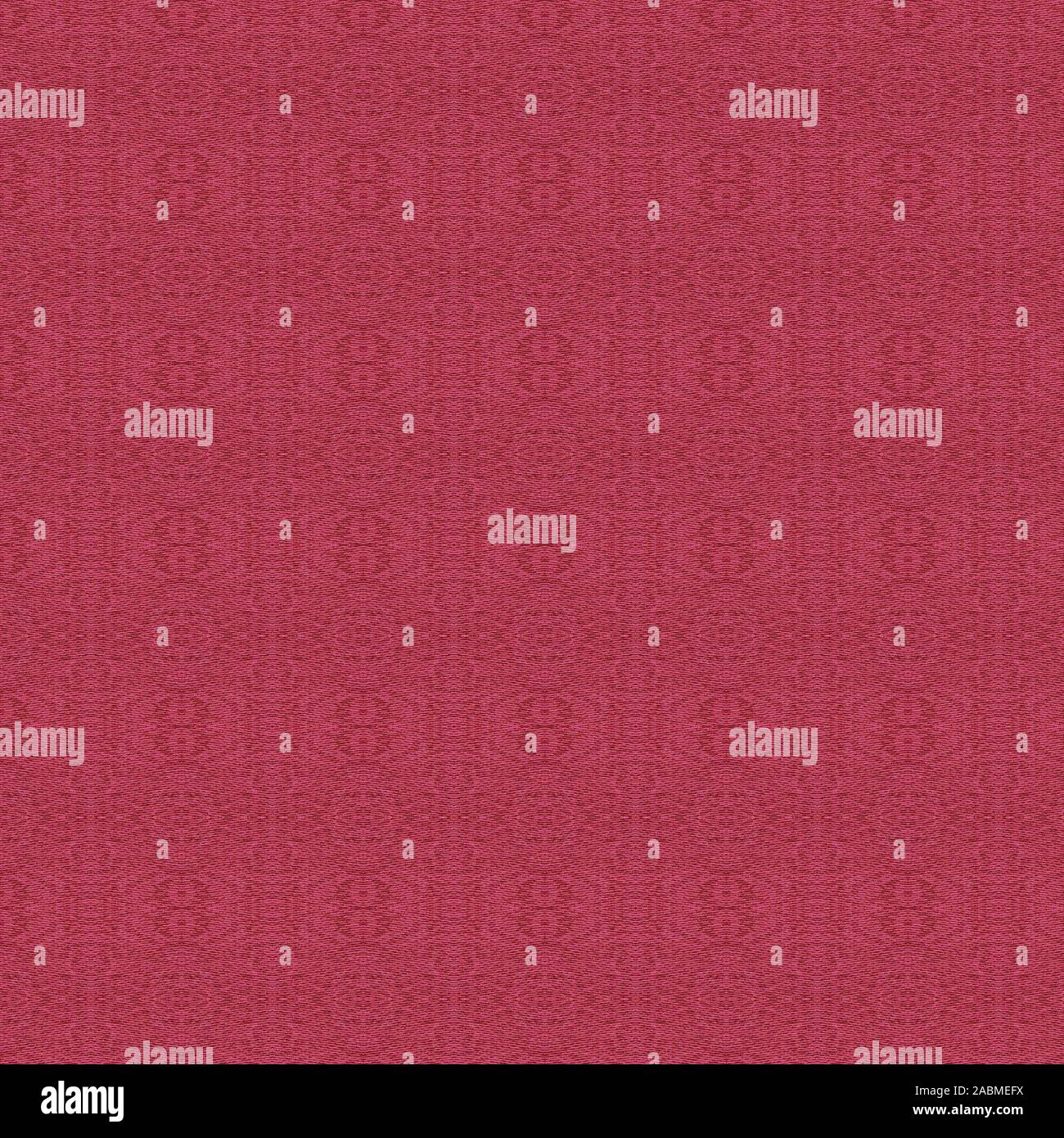 fabric with abstract pattern. seamless fiber texture polyester close-up. a fine grain red fabric background. Stock Photo