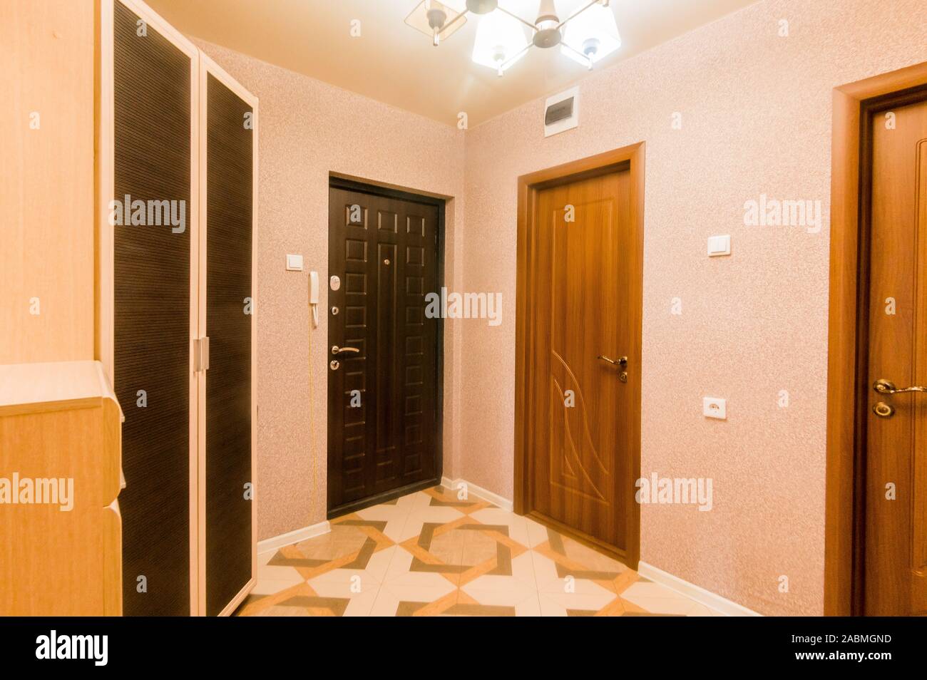 Russia Moscow July 16 2019 Interior Room Apartment Standard