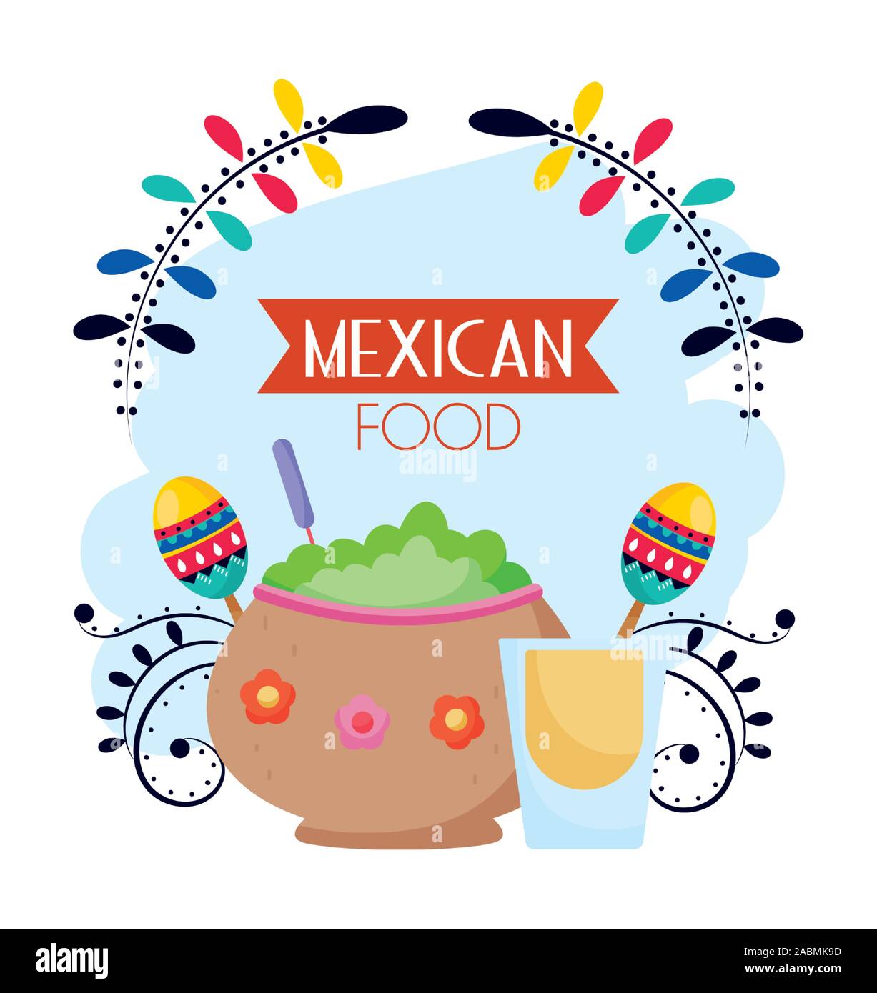 avocado tequila maracas flowers mexican food, traditional celebration