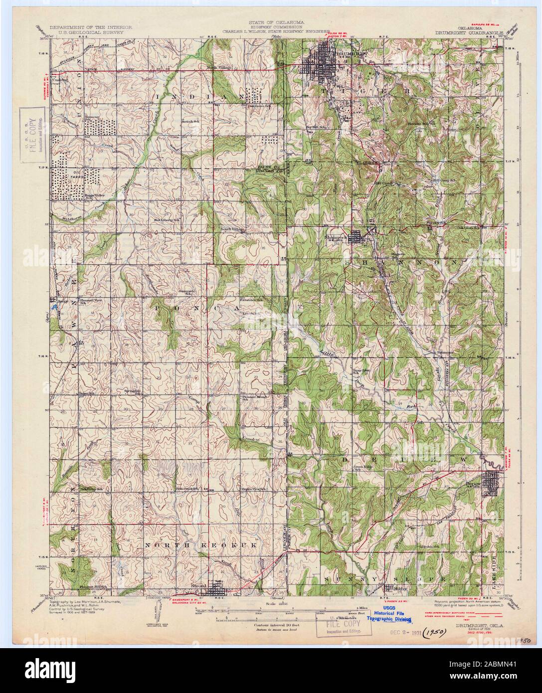 Map of drumright hires stock photography and images Alamy