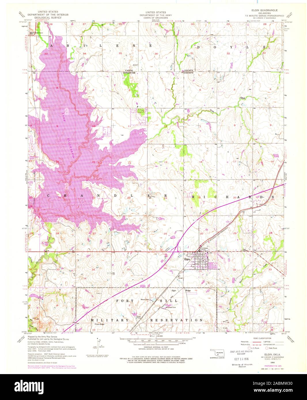 Map of elgin Cut Out Stock Images & Pictures Alamy