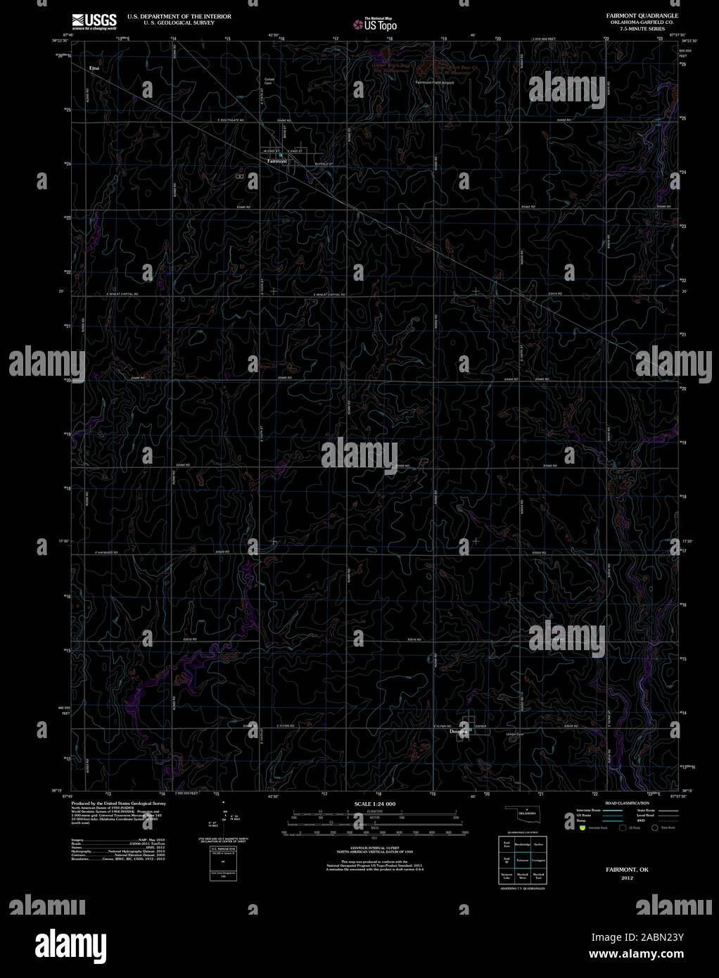 Map of fairmont hires stock photography and images Alamy