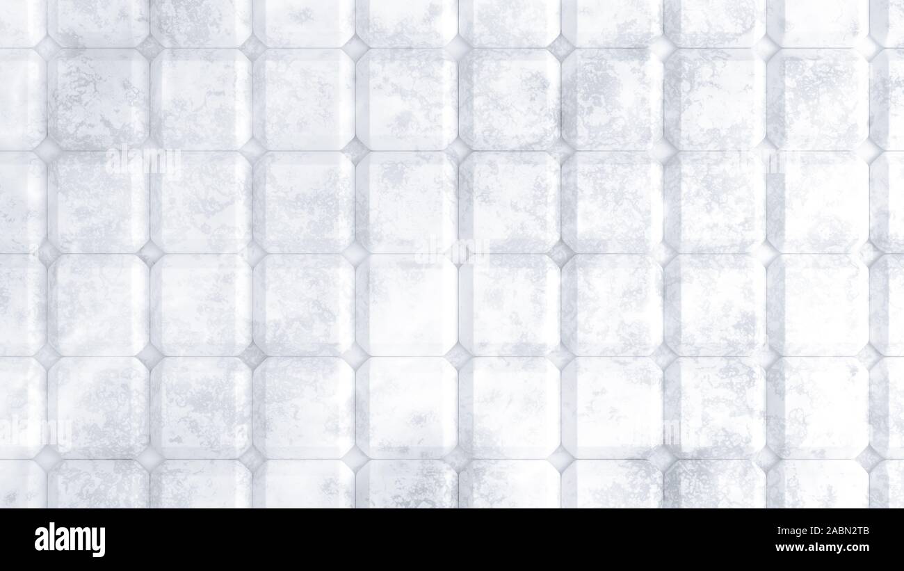 Texture with white tiles on the wall. 3d rendering, 3d illustration ...
