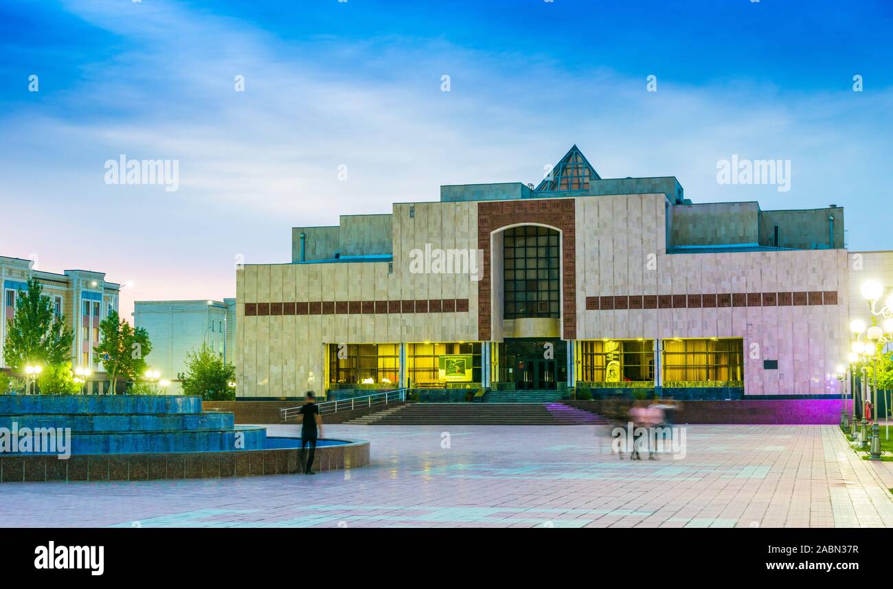 NUKUS, UZBEKISTAN - MAY 6, 2019: The State Art Museum of the Republic ...