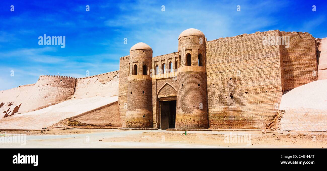 Historic Architecture Of Itchan Kala Walled Inner Town Of The City Of Historic Architecture Of Itchan Kala Walled Inner Town Of The City Of
