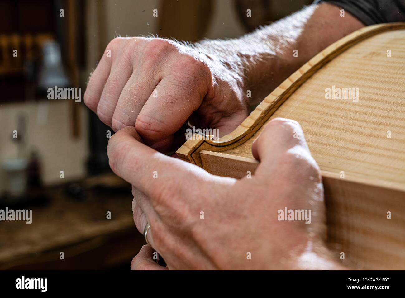 Stringed instrument maker hires stock photography and images Alamy