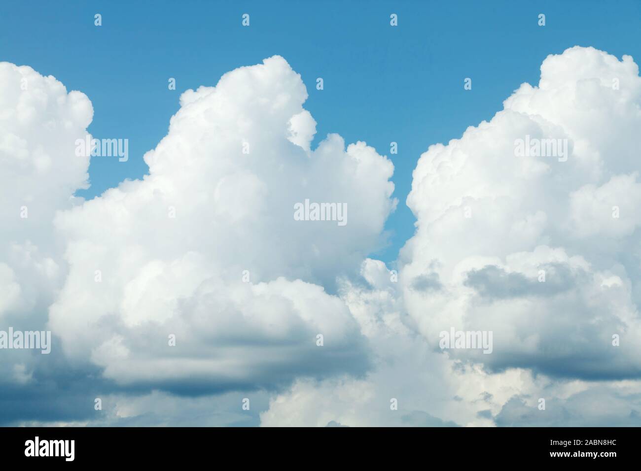 Blue sky and clouds with copy space Stock Photo - Alamy