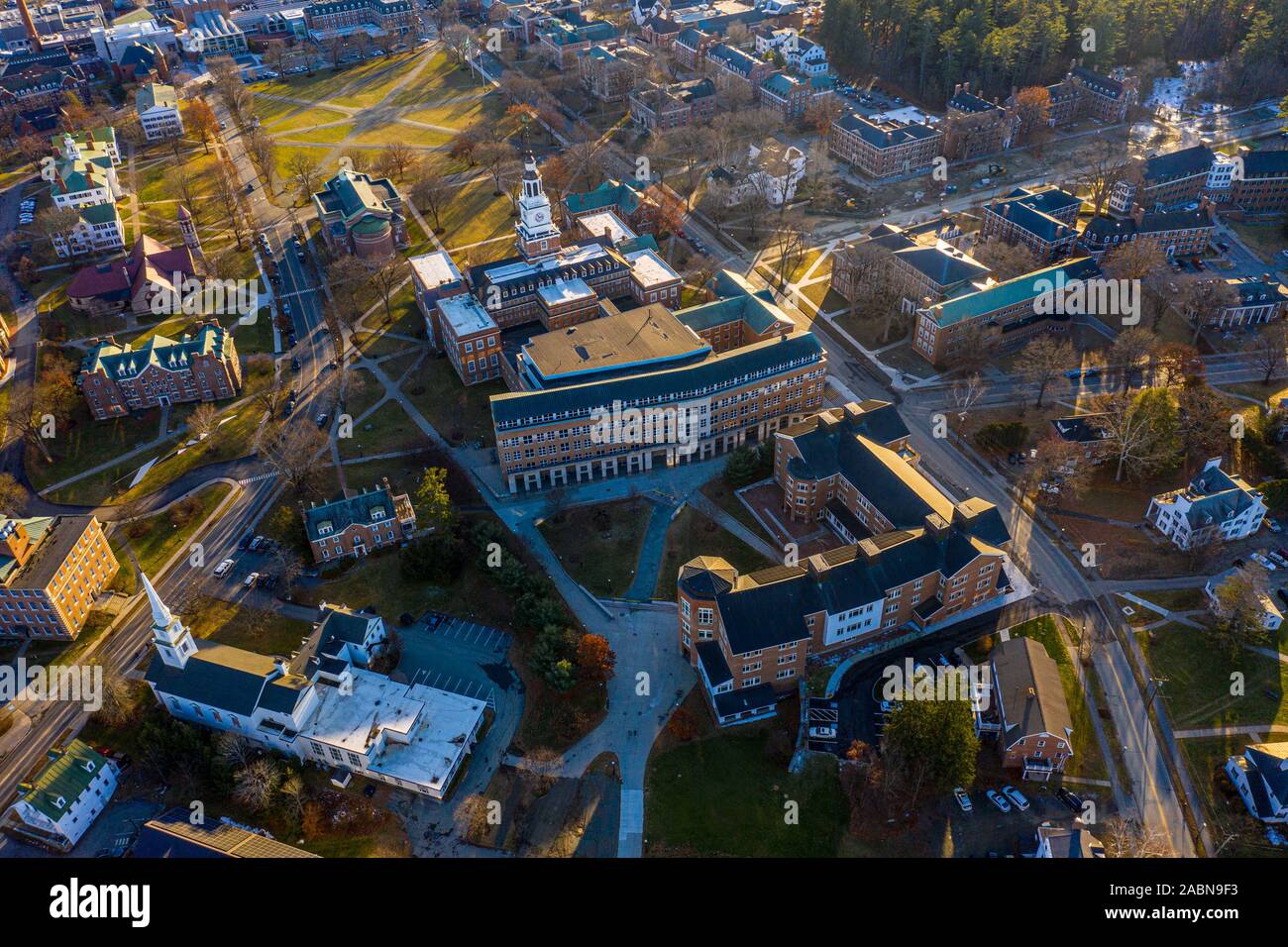 Dartmouth College, Hanover, NH Stock Photo