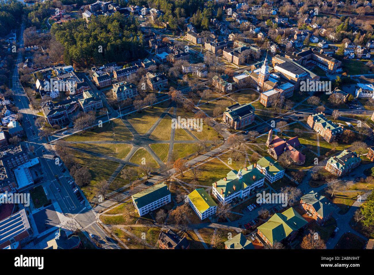 Dartmouth College, Hanover, NH Stock Photo