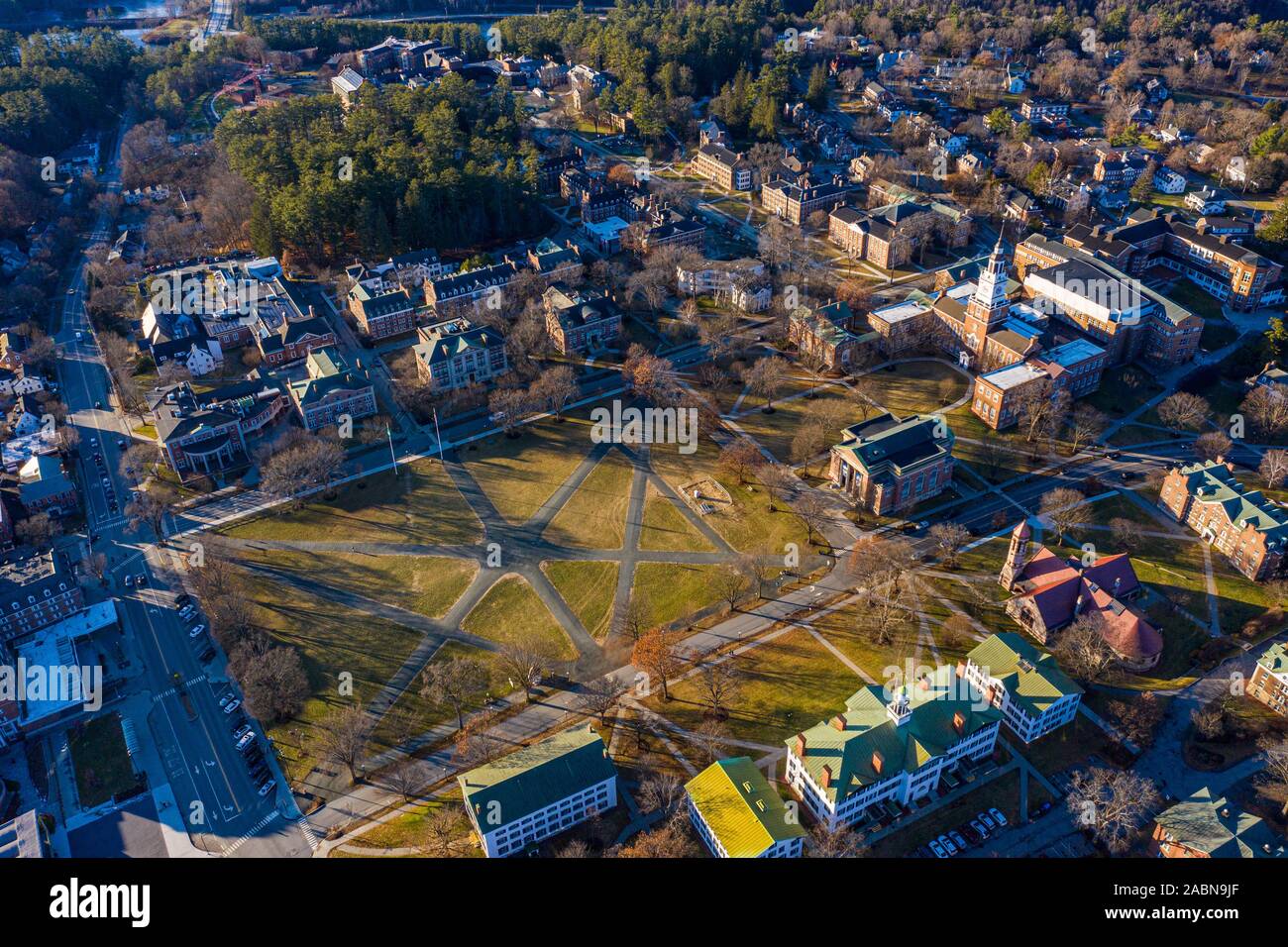 Dartmouth College, Hanover, NH Stock Photo