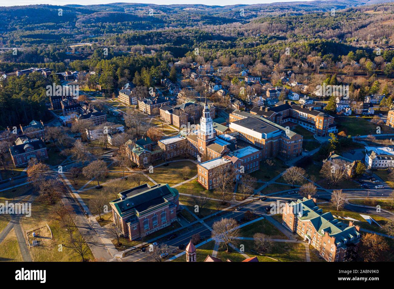 Baker-Berry Library, Dartmouth College, Hanover, NH Stock Photo