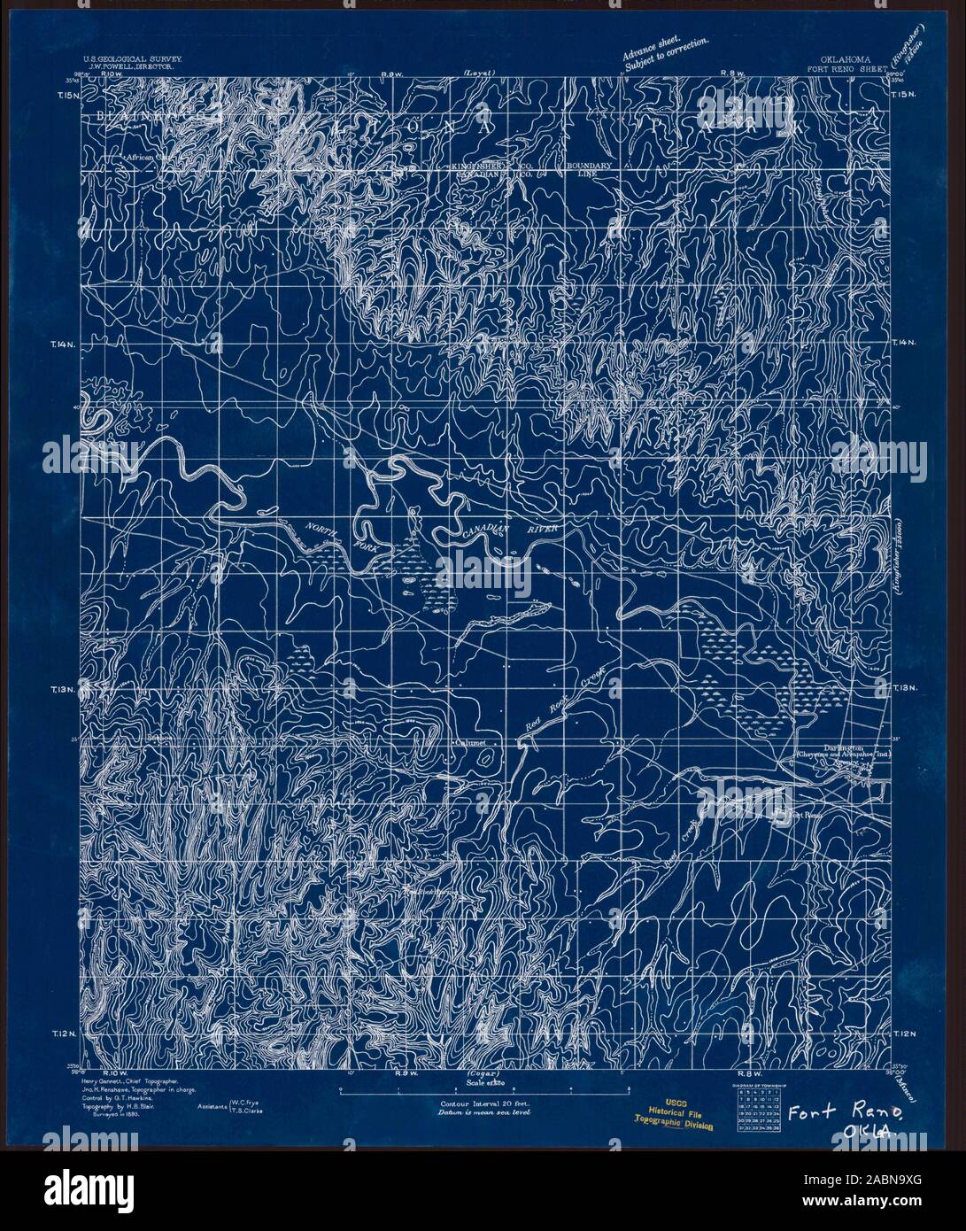 Map of reno oklahoma hi-res stock photography and images - Alamy