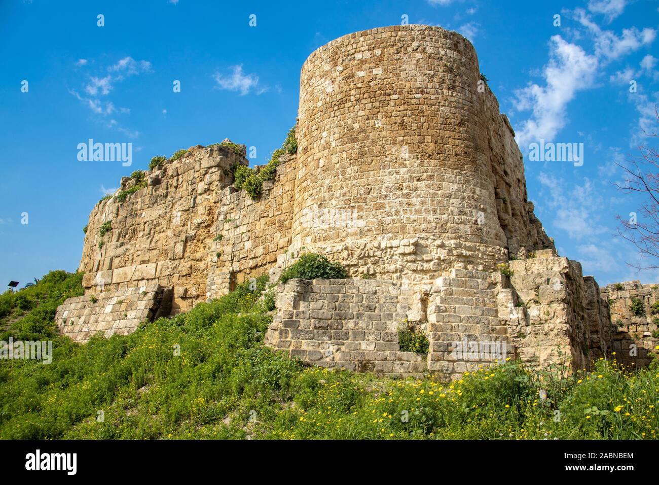 St. Louis Castle, Sidon, Lebanon Stock Photo