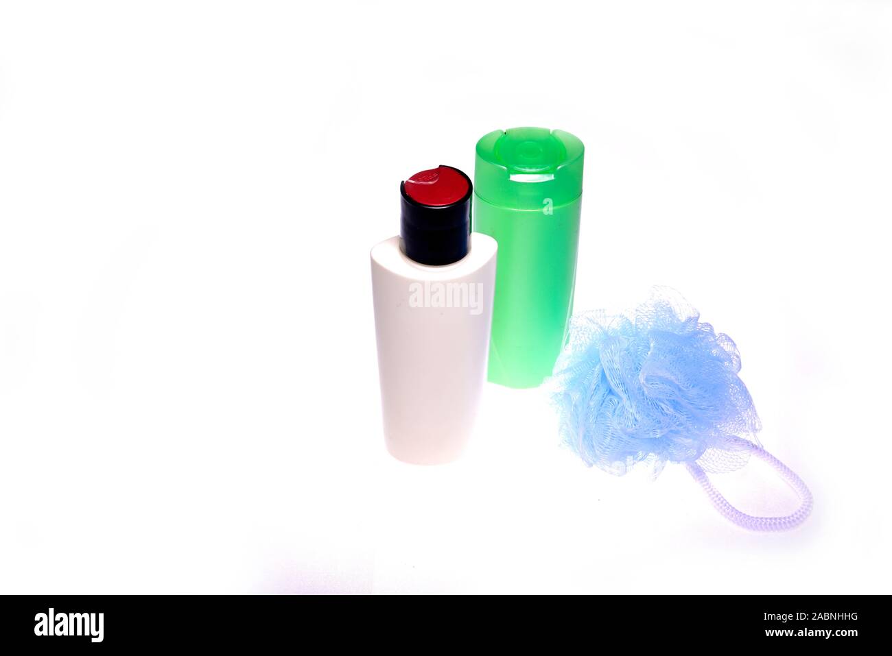 Plastic Bottle isolated on white background Stock Photo