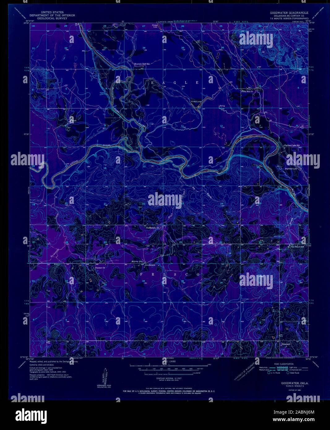 Goodwater map hires stock photography and images Alamy