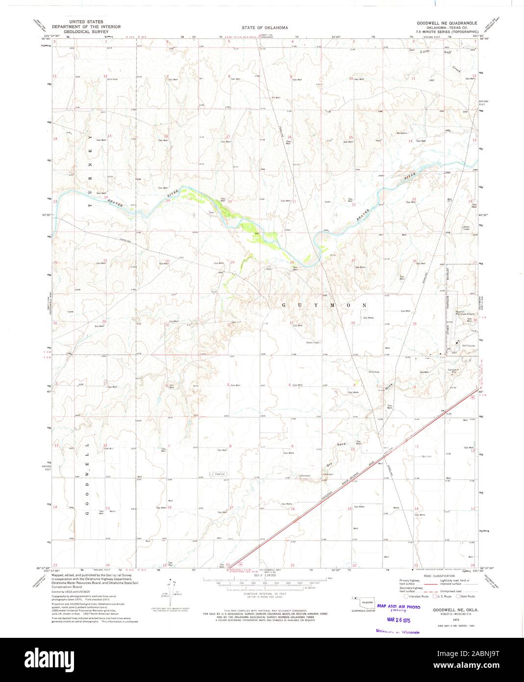 Goodwell map hires stock photography and images Alamy