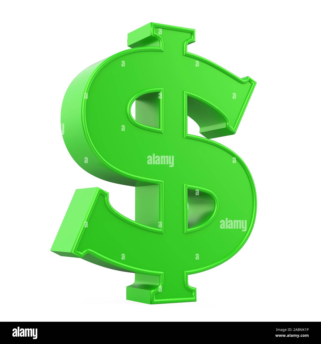 Dollar Currency Sign Isolated Stock Photo - Alamy