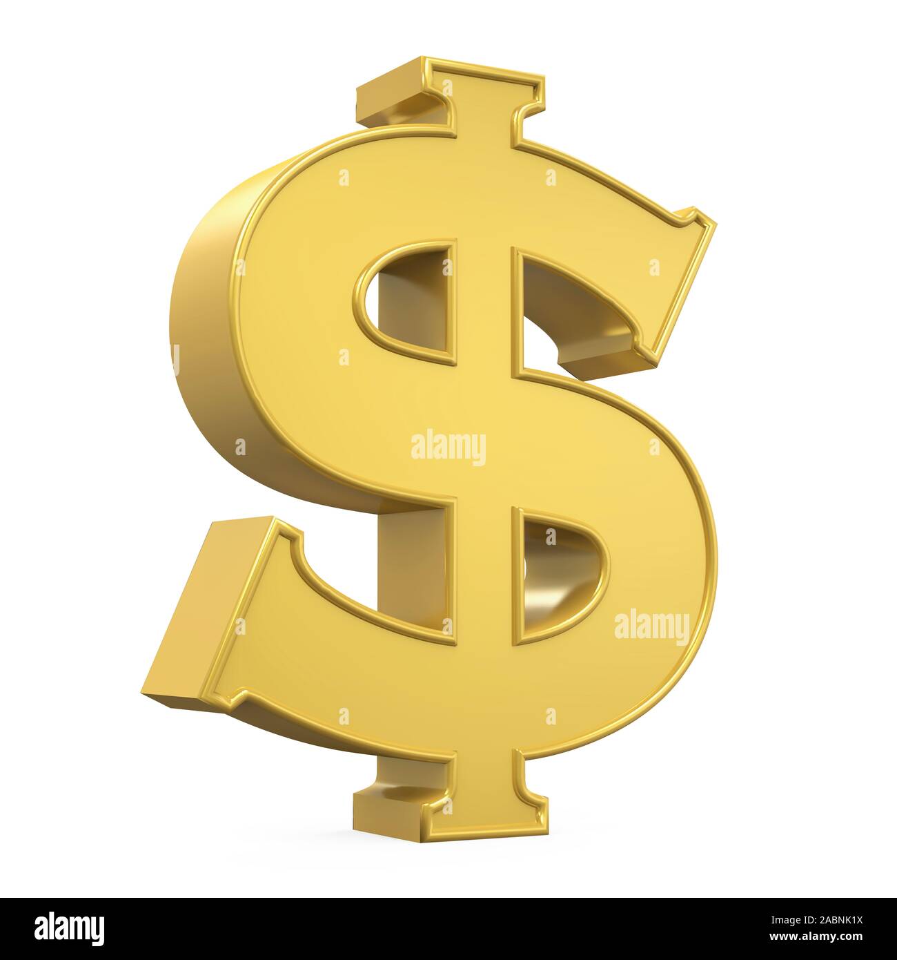 Dollar Currency Sign Isolated Stock Photo - Alamy