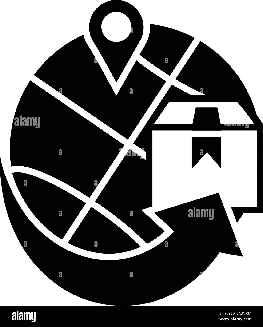 Global parcel delivery icon, simple style Stock Vector Image & Art - Alamy