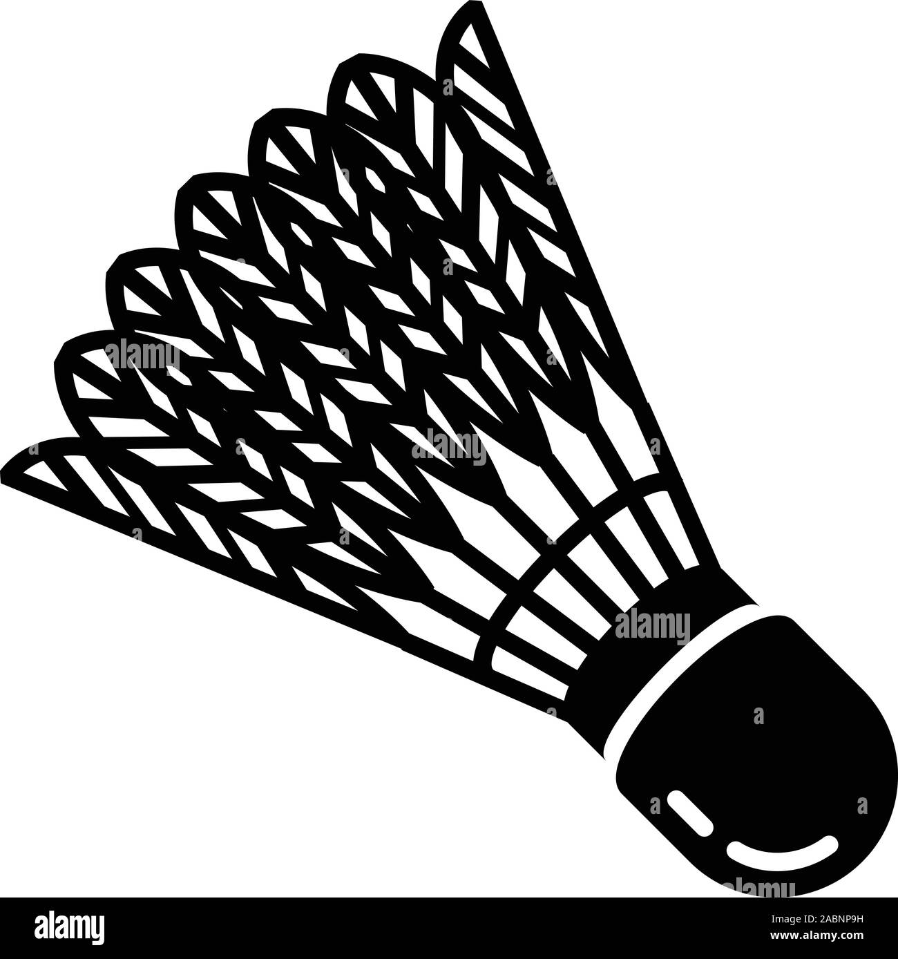 Shuttlecock equipment icon, simple style Stock Vector Image & Art - Alamy