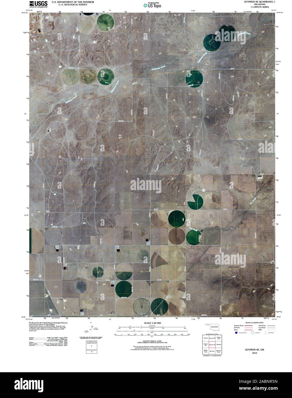 Guymon oklahoma map hires stock photography and images Alamy