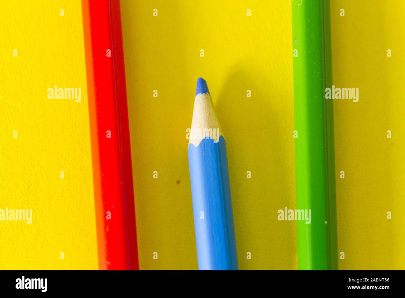 Big pencil, small pencil hi-res stock photography and images - Alamy