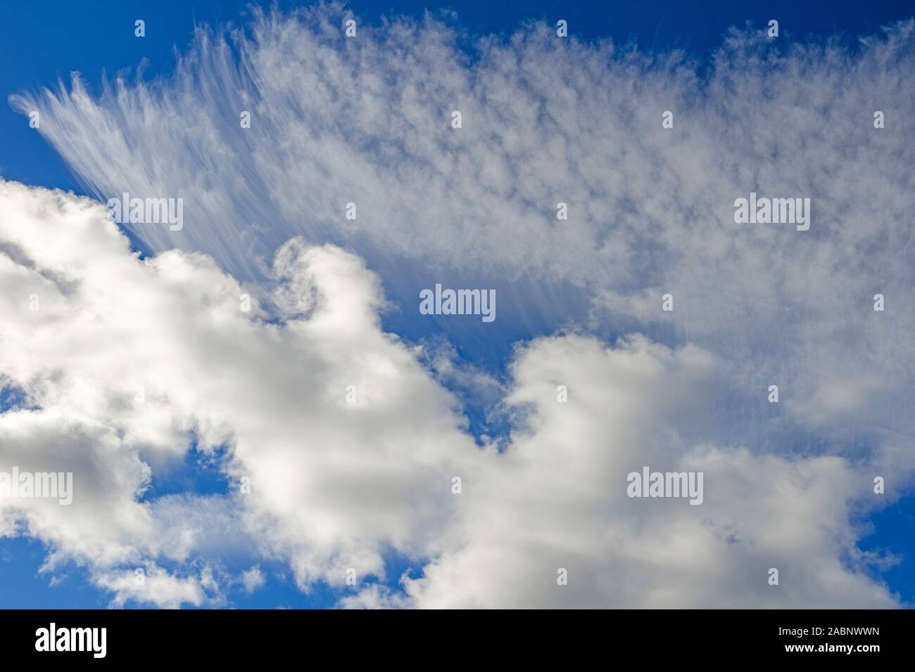 Wolkenformation, Gotland, Provinz Gotland, Schweden, September 2013 Stock Photo