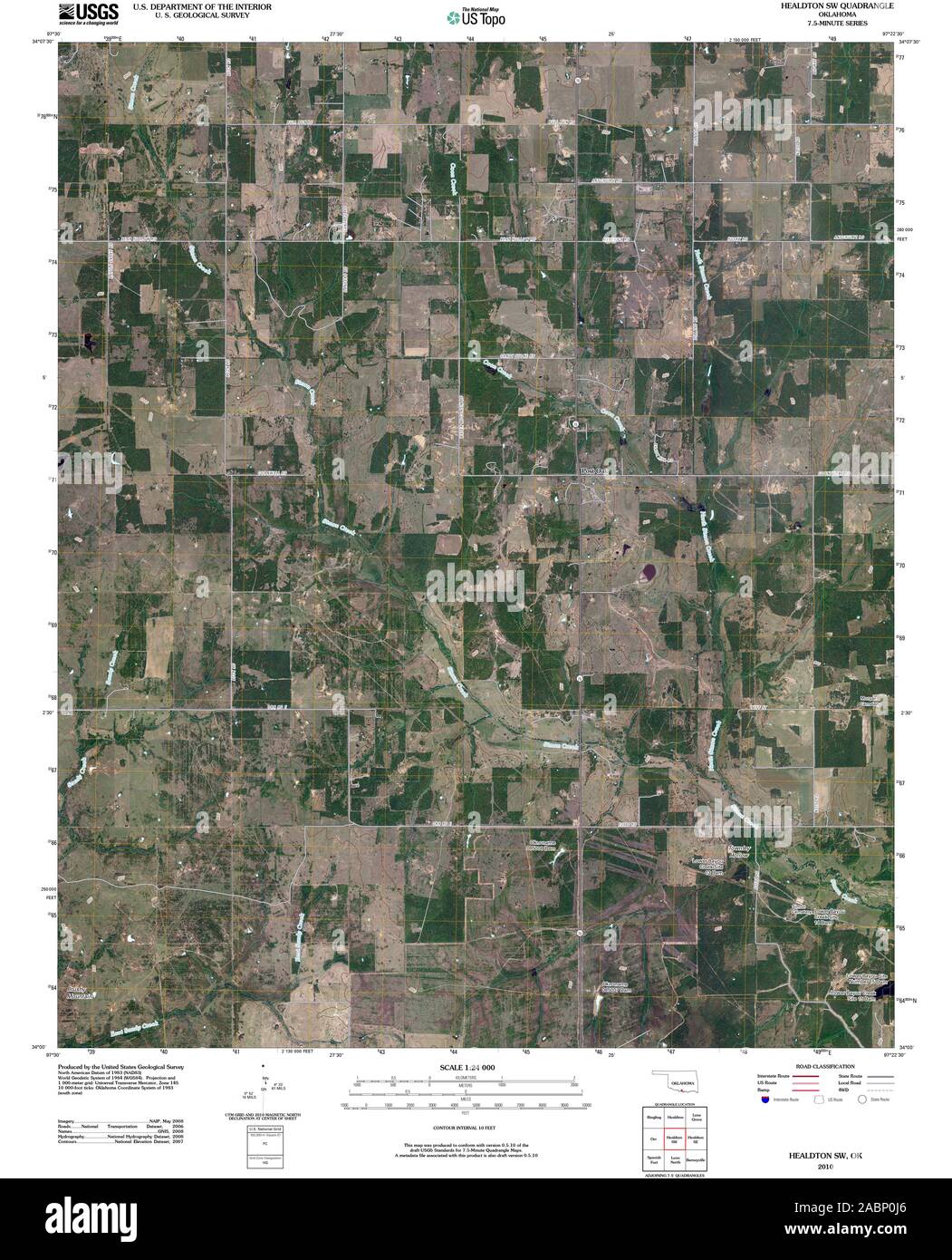 Healdton oklahoma map hires stock photography and images Alamy
