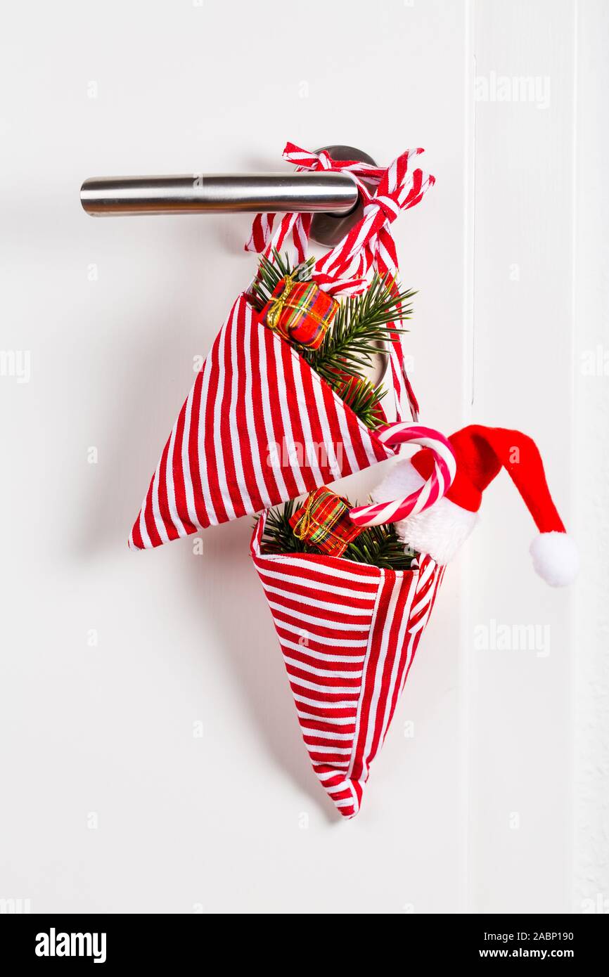 Sock Hanging On Door Stock Photos Sock Hanging On Door Stock