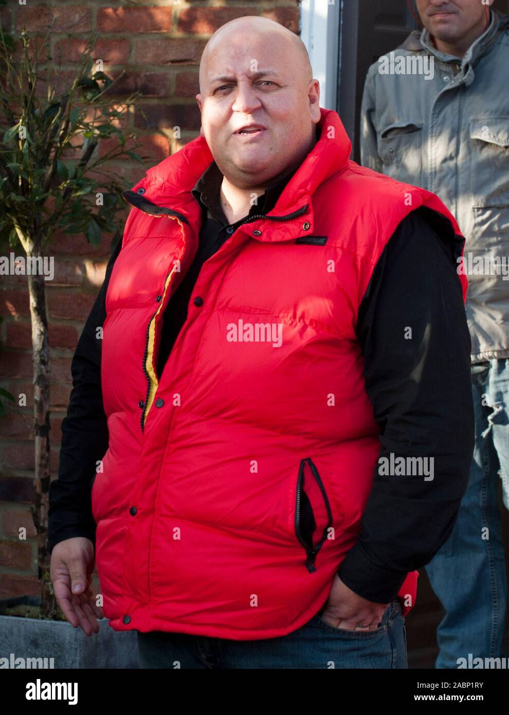 One of the biggest Lottery winner Adrian Bayford at his home in Suffolk