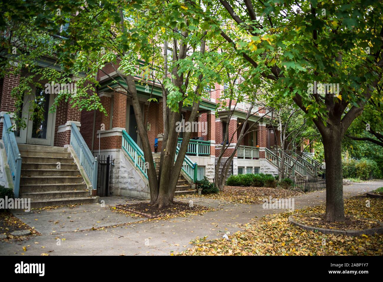 Wicker Park Historic District, a residential neighbourhood, Chicago