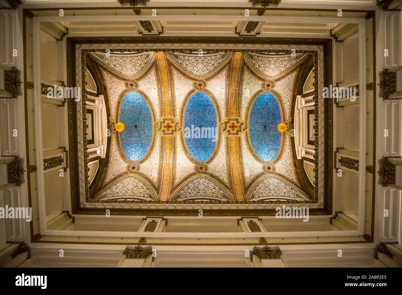 Tiffany Co Mosaic Capped Vaulted Ceiling In Marshall Field