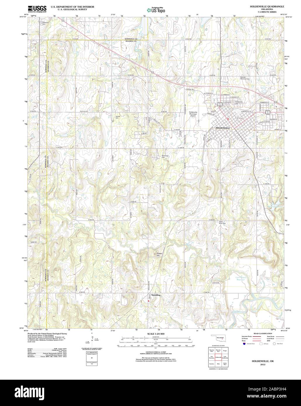 Holdenville map Cut Out Stock Images & Pictures Alamy