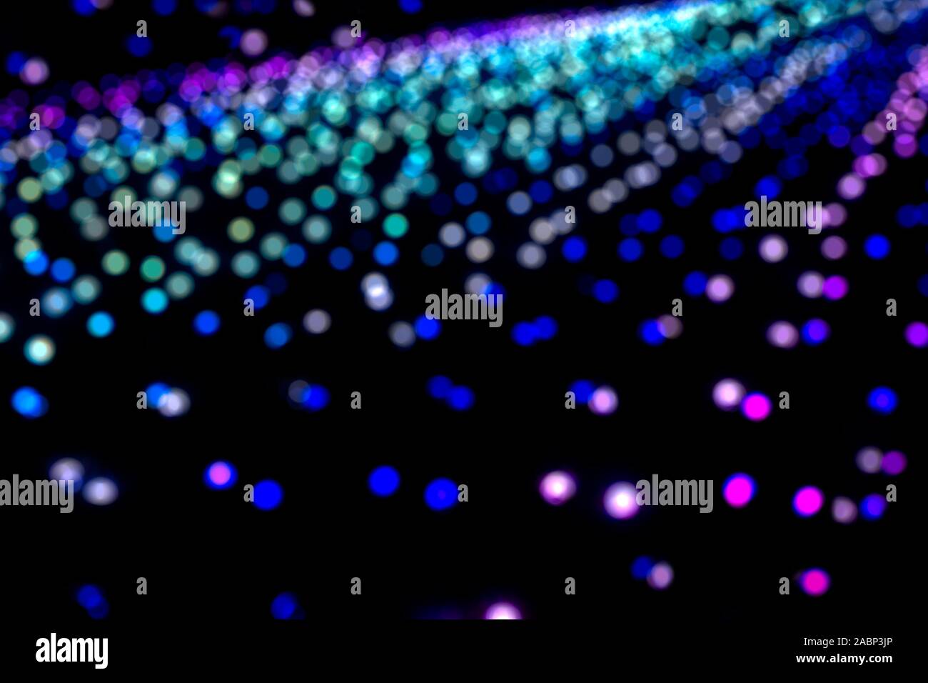 Colorful blurred, bokeh Christmas lights background image Stock Photo