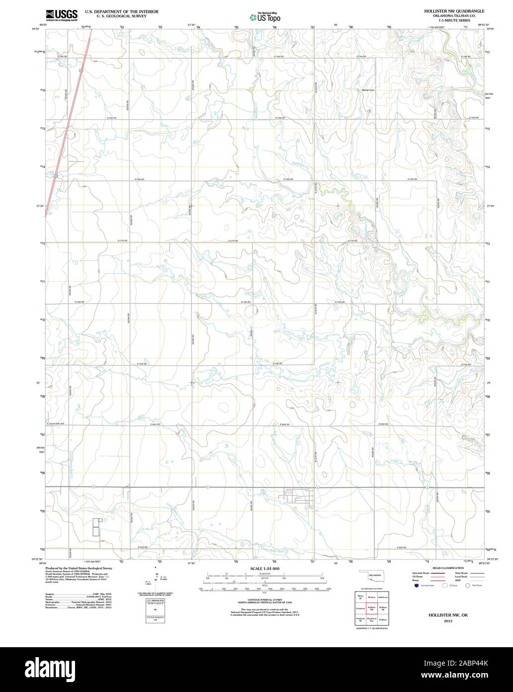 Map of hollister hires stock photography and images Alamy