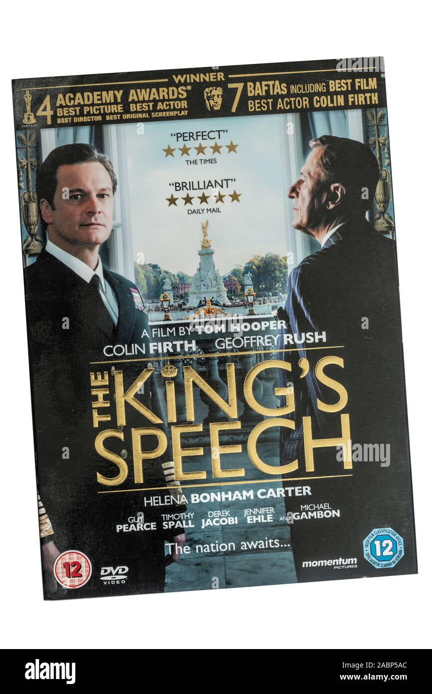 The King's Speech DVD cutout Stock Photo - Alamy
