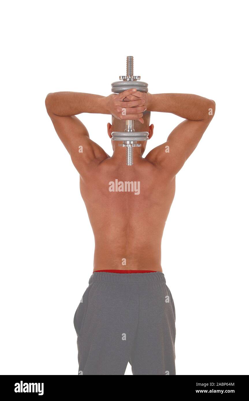 Man dumbbell head hires stock photography and images Alamy