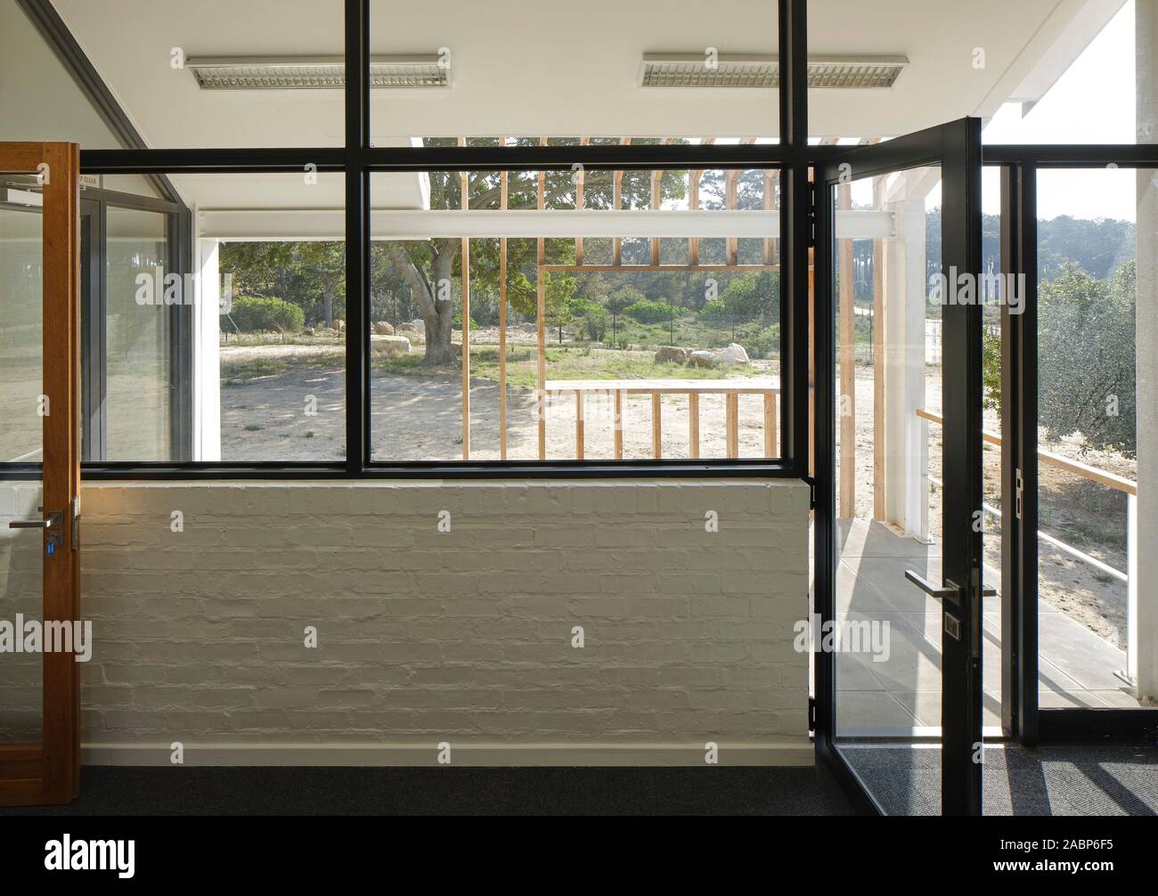 Rear of building with access to rock garden. SAN Parks Tokai Offices ...